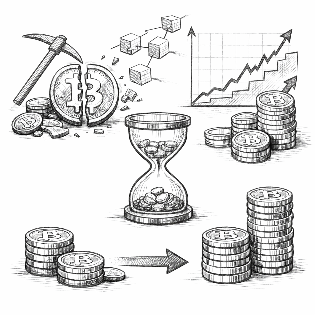Bitcoin-халвинг: что это и как влияет на цену
