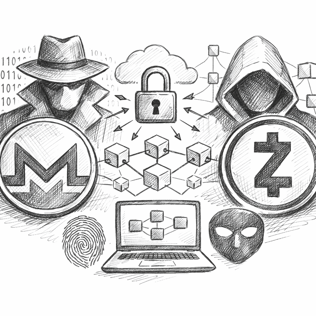Приватные монеты (Monero, Zcash): анонимность в блокчейне